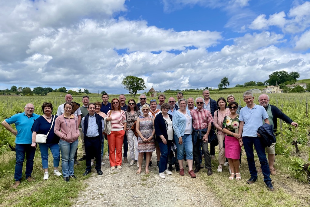 groepsfoto met Commanderij Zele in de Loire 2024